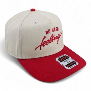 OTTO Cream and Red Casual Cap